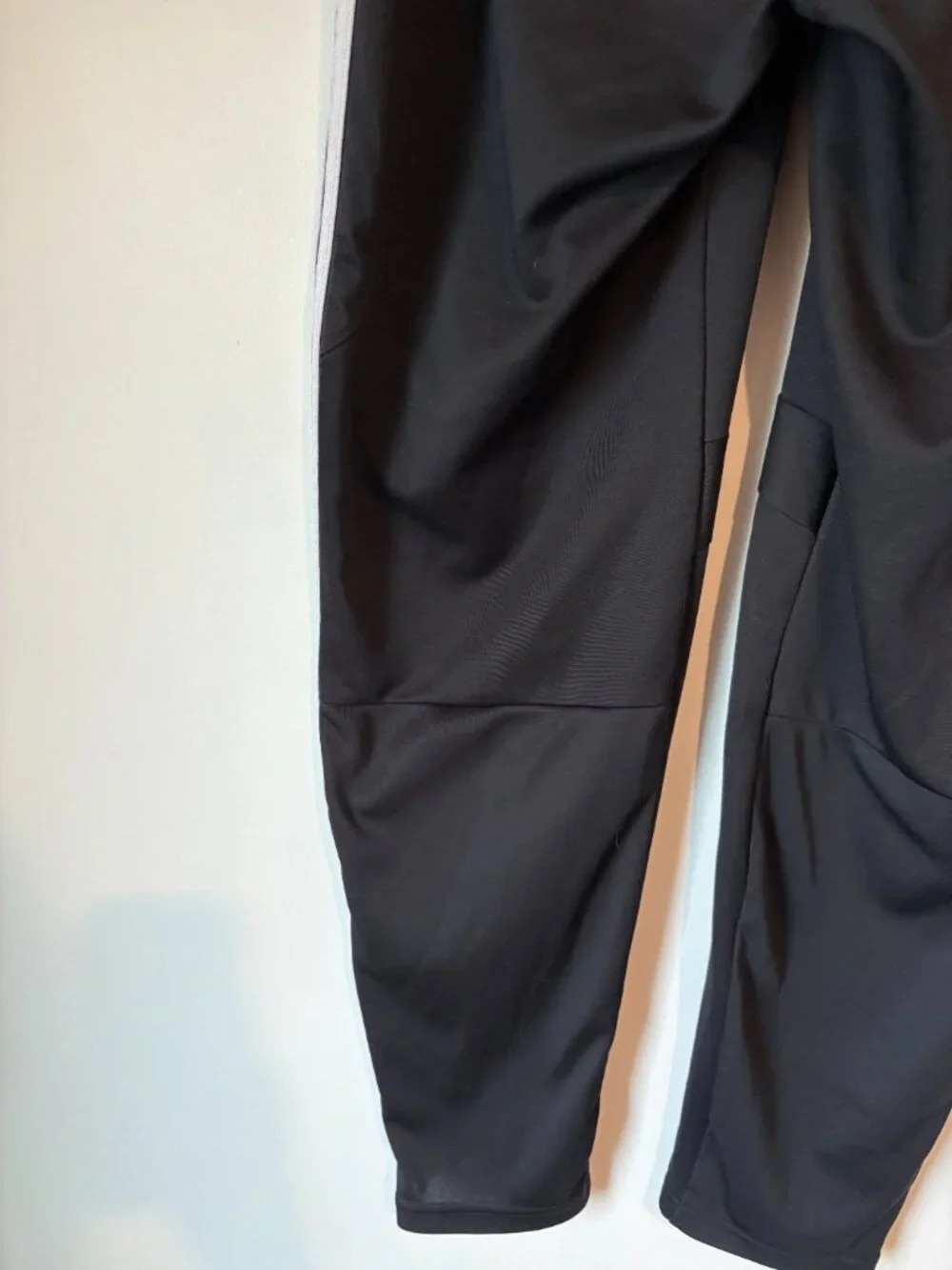 Adidas ClimaLite Black 3 Stripe Track Pants Men’s XL Drawstring Athletic